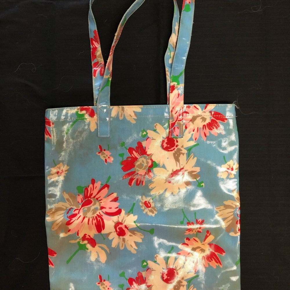 Cath Kidston Floral Blue Tote Bag - Picture 2 of 5